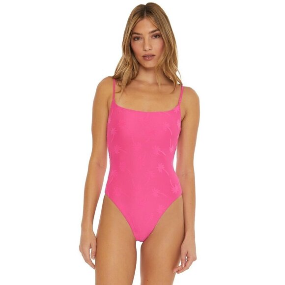 💕TRINA TURK💕 Sway Scoop Maillot Sway One Piece Swimsuit ~ Venus Pink 12 - Picture 6 of 14